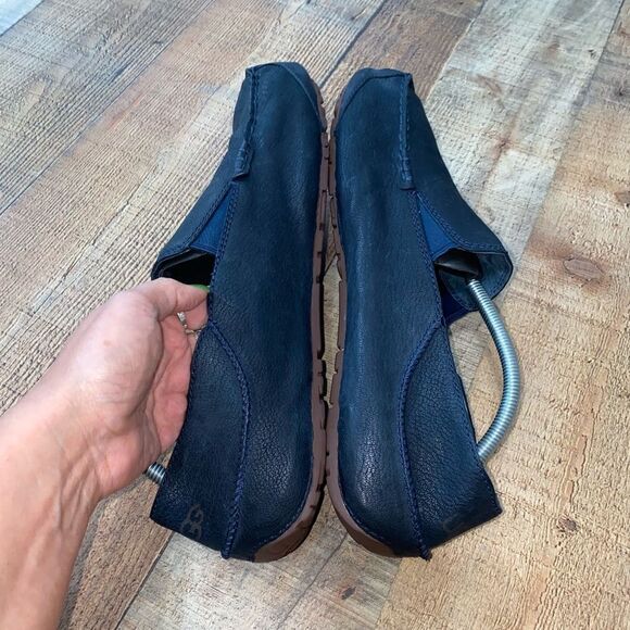Ugg Australia Men’s Upshaw Navy Blue Driver Mocs Slip-On Loafers